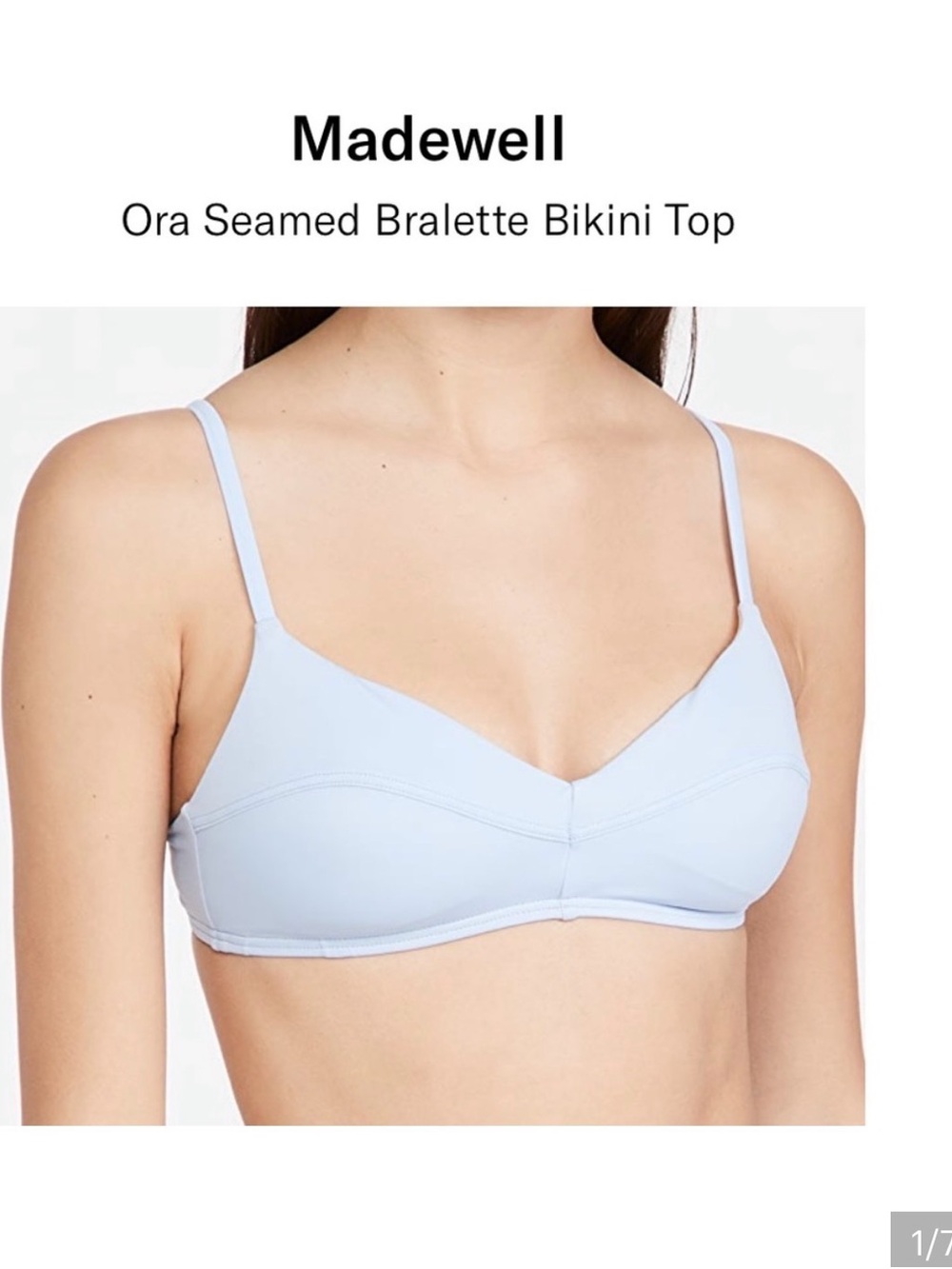 Madewell medium bikini top